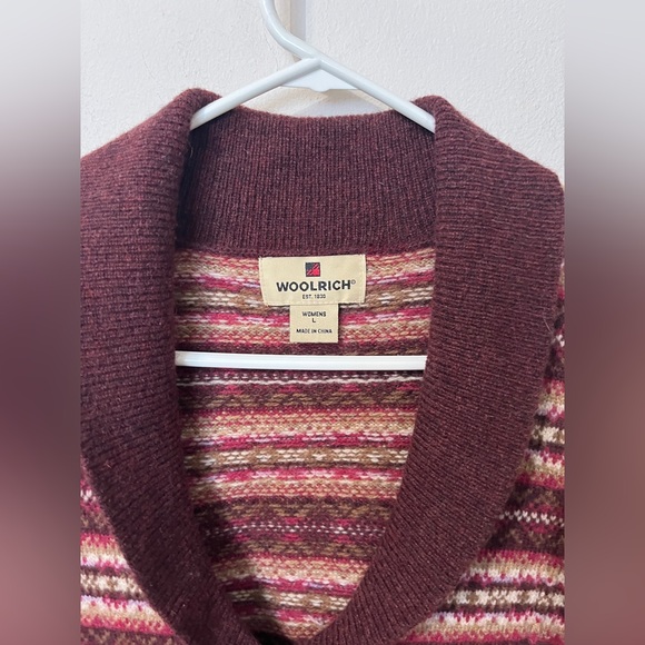 Woolrich Women’s Wool Sweater Vest size Large - Picture 3 of 7